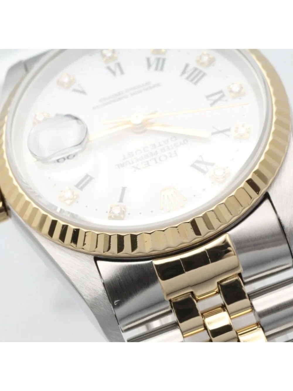 Rolex Datejust Diamond Number WH RO QP 18k Stainless Steel